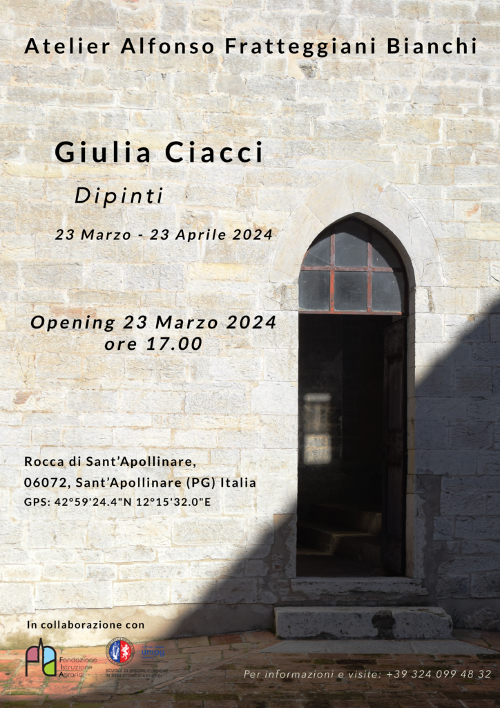 exhibition atelier alfonso fratteggiani bianchi perugia